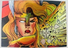 1996 Chaos Comics Krome Lady Death III 3 Chromium Card #16 The Calling picture
