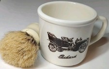 Vintage Surrey Packard Ceramic Shaving Mug and Brush Set flaw Grandpacore  picture