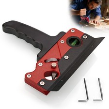Chamfer Plane Hand Chamfering Wood Planer Woodworking Edge Corner Tool w/ Levels picture