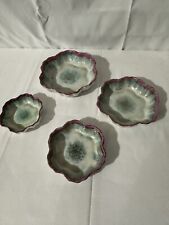 Set Of 4 Nesting Trinket Dishes Adarlt Hand Painted Japan Numbered picture