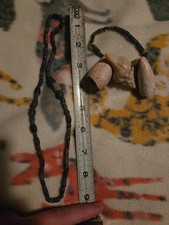 Ancient Egyptian GENUINE NAQADA 2 era - Restrung Serpentine Beads & Shells picture