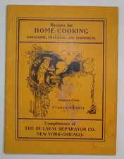 DE LAVAL 1906 Antique Recipes Home Cooking Cookbook Cream Separator Advertising picture