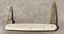 Vintage RARE E C Simmons  St. Louis early Stainless Handle Pen knife -2447.23 picture