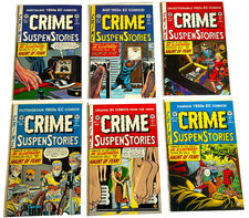 Crime SuspenStories  #7 #8 #9 #10 #11 & #12 Run - Classic EC Reprints 1994 - NM picture