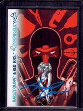 HARLEY QUINN 2026 UD Inspirations DC AUTO CREATOR AMANDA CONNER BLUE /15 picture