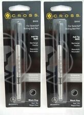 2 Cross Rollerball Selectip, Porous Point Felt Tip, Pen Refills, New, Sealed Pk picture