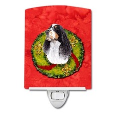 Caroline's Treasures SC9092CNL Springer Spaniel Christmas Wreath Night Light picture