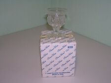 Princess House Lead Crystal Pillar Candleholder #859 picture