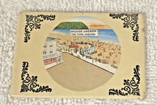 Vintage Souvenir Seaside Oregon Turn Around Celluloid Plastic Pocket Mirror picture