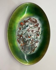 Vintage Oval Enamel Dish picture