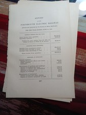 1909 report PORTSMOUTH ELECTRIC RAILWAY Rye North Hampton NH streetcar Trolley picture