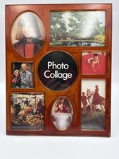 Vintage 1970s J.S.N.Y. Faux Tortoise Shell Multi-Photo Collage Frame picture