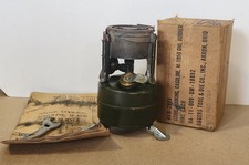 Vintage 1952 Rogers M-1950 US Military Gas Cook Stove One Burner Portable picture