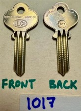 Vintage 1970s 1980s NOS ILCO 1017 key blanks new old stock N1 Norwalk picture