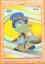 2025 Topps Chrome Disney TRUE GOLD REFRACTOR #86 JIMINY CRICKET 23/50 SP picture