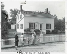 1958 Press Photo Henry Ford's birthplace in Greenfield Village in Dearborn picture