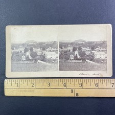 East Haverhill New Hampshire Stereoview Village Olivarian Brook 1901 picture