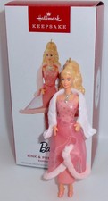 Hallmark Keepsake Christmas Ornament 2025 PINK & PRETTY BARBIE H62 picture