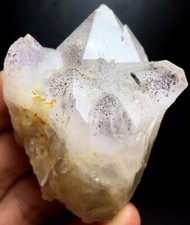 109g WOW Natural Beautiful Super AMETHYST QUARTZ with EPIDOTE specimen O521 picture