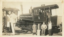 Manitou Pikes Peak Railway Steam Locomotive Train Cog Colorado VTG Photo 1930s picture