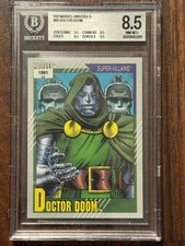 1991 Marvel Universe Series II #88 Doctor Doom Beckett BGS 8.5 NM-MT+ Impel picture