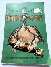 1920's Metropolitan Life Insurance Booklet Mother Goose by Elizabeth C Watson  picture