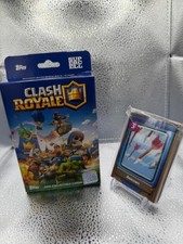 One 2018 TOPPS CLASH ROYALE HANGER BOX (3 packs total) plus bonus brown set picture