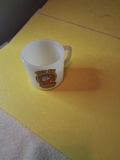 Rare Vintage 1980s Billy Bob showbiz pizza place milk glass mug USA Made picture