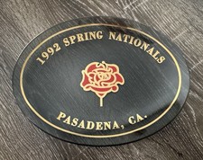 1992 Spring Nationals (Rose) Pasadena Ca Plate/ Award picture