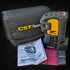 CST Berger XP5S Self-Leveling 5-Beam Laser Level Kit Case Manual Mount picture