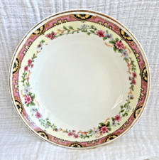 TK Thuny Wildflower Coupe Soup Bowl(s) 1930s CZECHOSLOVAKIA  Retired 5 3/4” picture