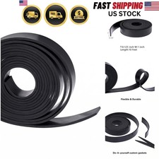 Solid Neoprene Rubber Strips Roll 1/8 .125 inch Thick X 1 inch Wide X 10 Feet... picture