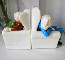Vintage Sigma The Tastesetter Muppets Statler & Waldorf Ceramic Bookends Sigma picture
