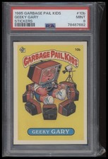 1985 Topps Garbage Pail Kids Series 1 #10b Geeky Gary PSA 9 Pop 148 picture