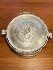 VTG Forman Family Aluminum Covered Casserole Dish Glass Insert Sailing Ships 10” picture