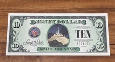 2014 Space Mountain Mickey Mouse $10 Disney Dollar Ten Dollars New A Disneyland picture