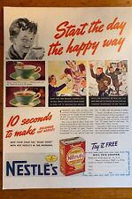 Vintage 1940s Nestle’s Hot Cocoa Ad picture