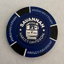 Harley-Davidson Savannah, GA Poker Chip On River Street (Old River Street) picture