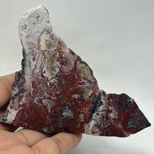 238g MEXICAN CRAZY LACE AGATE rough Polished Gemstone Mexican Agate picture