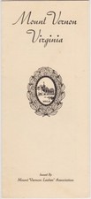 1937 Mount Vernon Historic Home Brochure picture