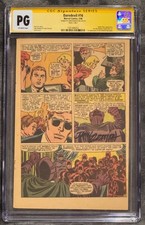 Signed John Romita Sr. Daredevil #16 1966 1st Spider-Man Artwork Page Auto CGC picture