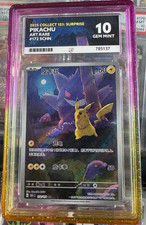 2025 Pokemon Collect 151 Surprise Pikachu #172 SCH ACE 10 Gem Mint AR Gengar picture