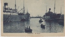 Italy. Genoa Genova. Il Porto Port Ships, Boats Ed E. Bonas - Nervi #861 c1920 picture