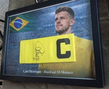 Caio Henrique Brazil Signed Captain Bandage - Brazil Signed Captain Bracelet  picture