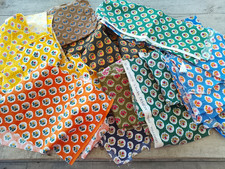 LOT One Pound Tissu Souleiado Charles Demery Cotton Fabric Scraps Assorted picture