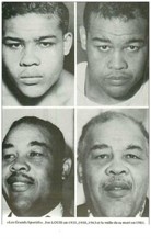 BOXE.n°14669.LES GRANDS SPORTIFS.JOE LOUIS EN 1935,1950,1963 ET LA EVE DE picture