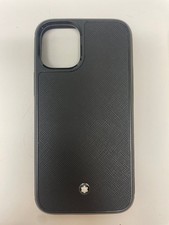 Montblanc Sartorial Hard Phone Case Apple iPhone 12 Mini Black Leather picture