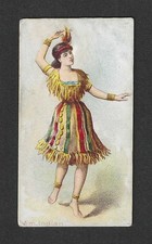 c1880's N186 Kimball Tobacco Card - Dancing Women Series - American Indian picture