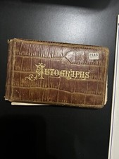 Rare 1888 Autograph Book picture