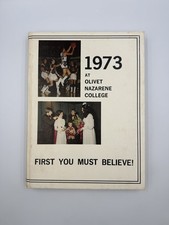 1973 Olivet Nazarene College Aurora Yearbook Bourbonnais Kankakee Illinois picture